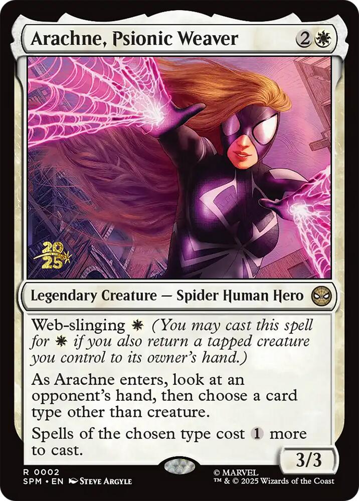 Arachne, Psionic Weaver [Marvel's Spider-Man Prerelease Promos] | Game Master's Emporium (The New GME)