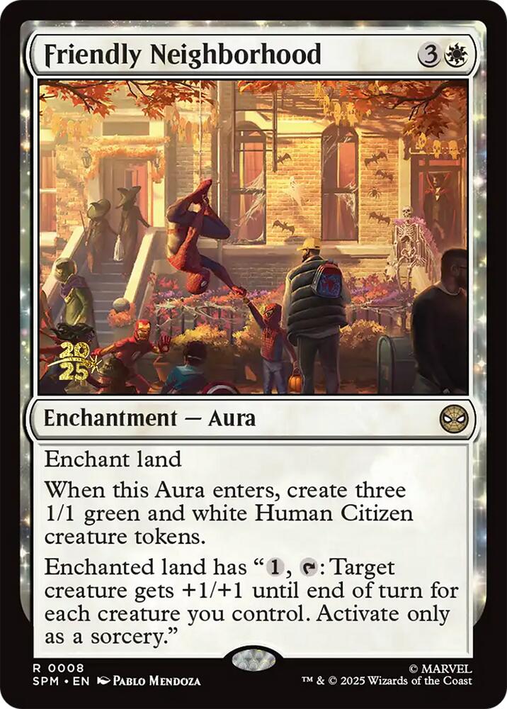 Friendly Neighborhood [Marvel's Spider-Man Prerelease Promos] | Game Master's Emporium (The New GME)