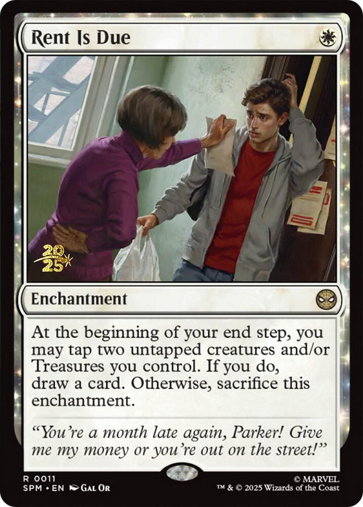 Rent Is Due [Marvel's Spider-Man Prerelease Promos] | Game Master's Emporium (The New GME)
