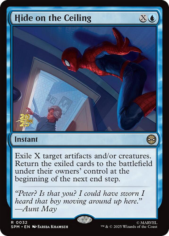 Hide on the Ceiling [Marvel's Spider-Man Prerelease Promos] | Game Master's Emporium (The New GME)