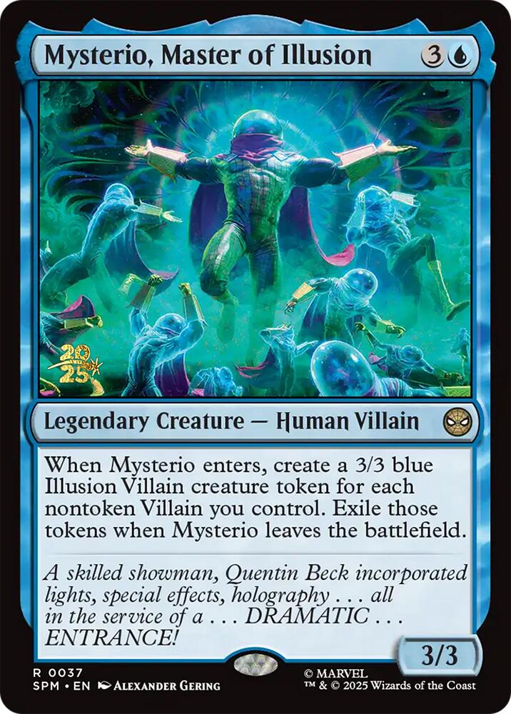 Mysterio, Master of Illusion [Marvel's Spider-Man Prerelease Promos] | Game Master's Emporium (The New GME)