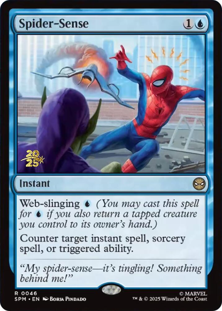 Spider-Sense [Marvel's Spider-Man Prerelease Promos] | Game Master's Emporium (The New GME)