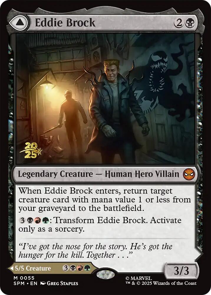 Eddie Brock // Venom, Lethal Protector [Marvel's Spider-Man Prerelease Promos] | Game Master's Emporium (The New GME)