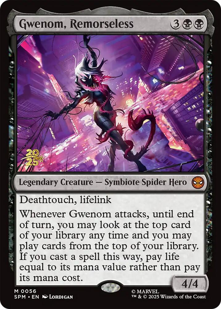 Gwenom, Remorseless [Marvel's Spider-Man Prerelease Promos] | Game Master's Emporium (The New GME)