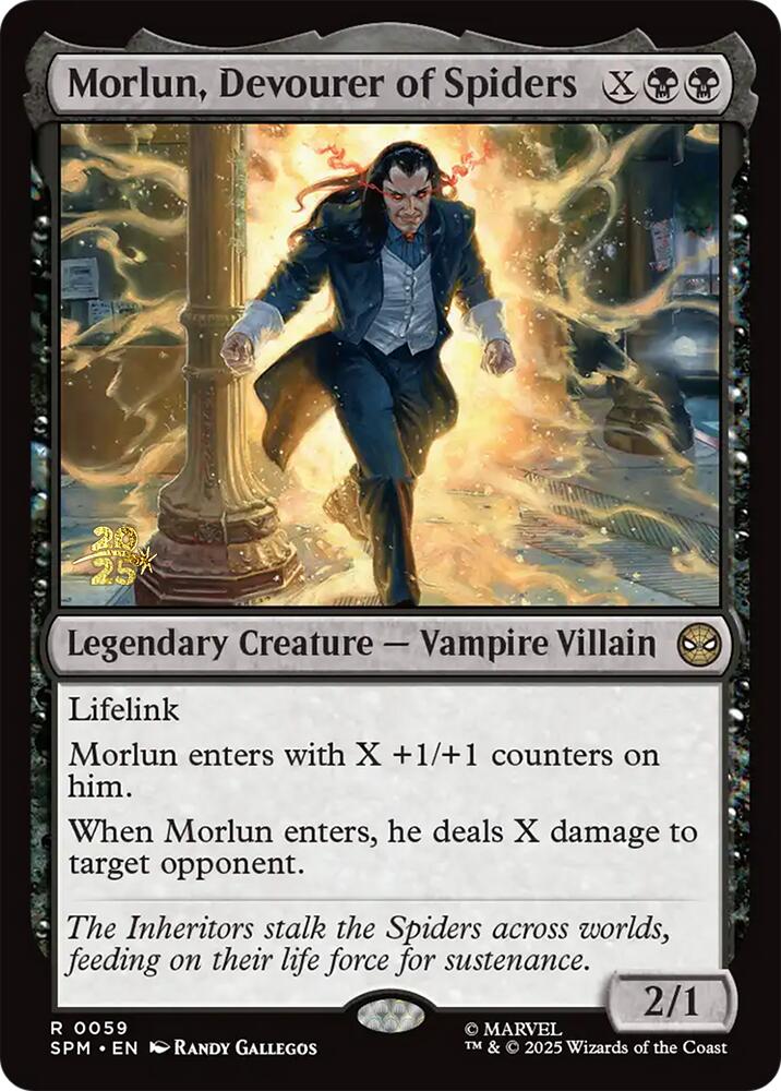 Morlun, Devourer of Spiders [Marvel's Spider-Man Prerelease Promos] | Game Master's Emporium (The New GME)