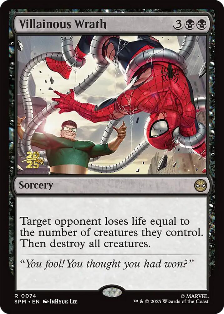 Villainous Wrath [Marvel's Spider-Man Prerelease Promos] | Game Master's Emporium (The New GME)