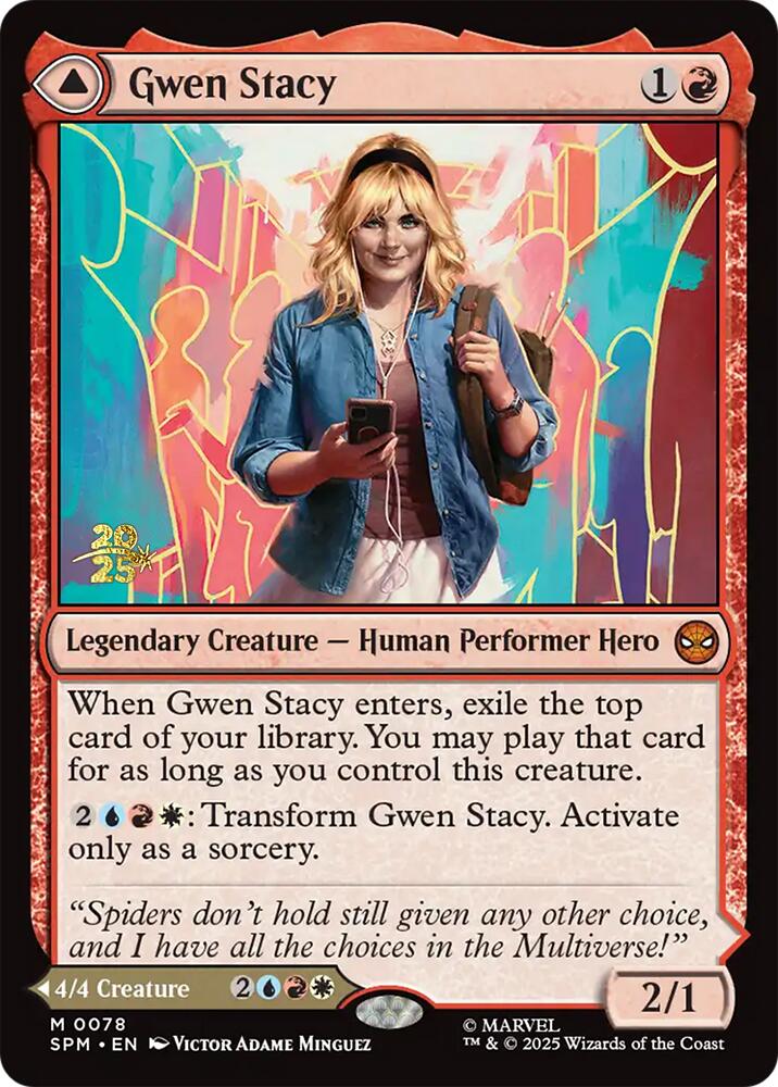 Gwen Stacy // Ghost-Spider [Marvel's Spider-Man Prerelease Promos] | Game Master's Emporium (The New GME)