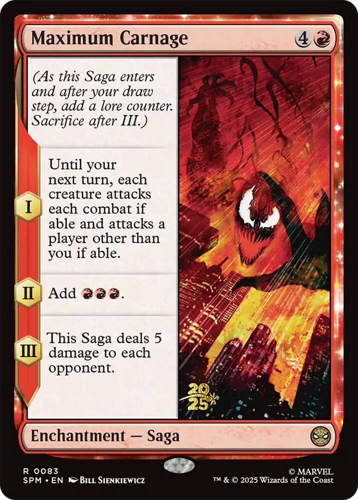 Maximum Carnage [Marvel's Spider-Man Prerelease Promos] | Game Master's Emporium (The New GME)