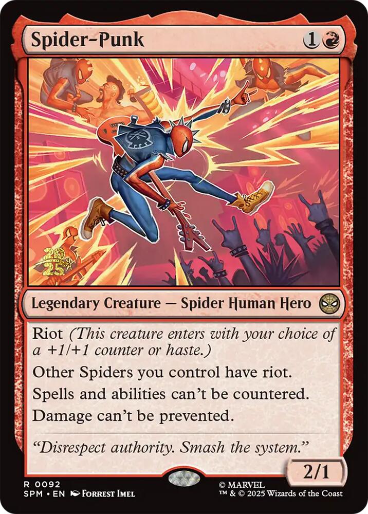 Spider-Punk [Marvel's Spider-Man Prerelease Promos] | Game Master's Emporium (The New GME)