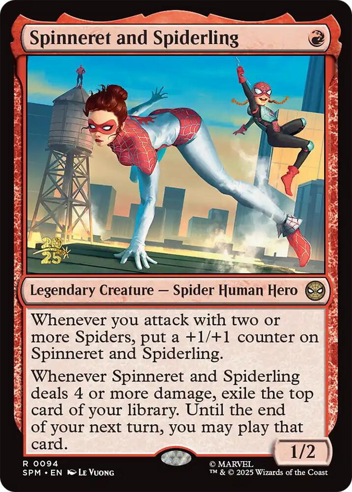 Spinneret and Spiderling [Marvel's Spider-Man Prerelease Promos] | Game Master's Emporium (The New GME)