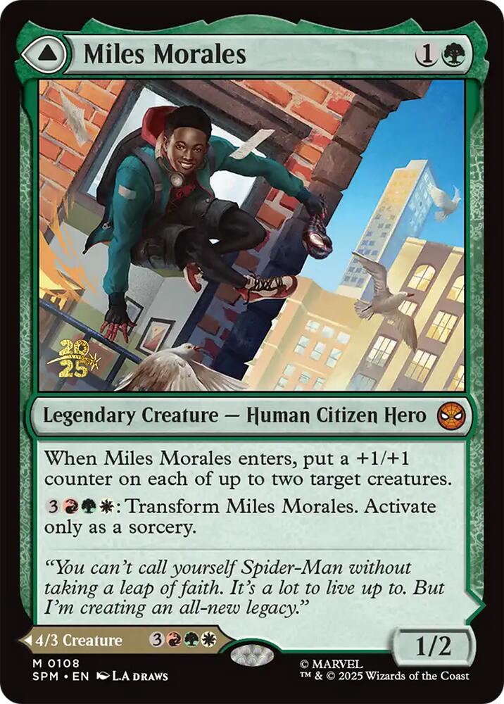 Miles Morales // Ultimate Spider-Man [Marvel's Spider-Man Prerelease Promos] | Game Master's Emporium (The New GME)