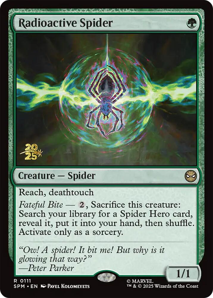 Radioactive Spider [Marvel's Spider-Man Prerelease Promos] | Game Master's Emporium (The New GME)