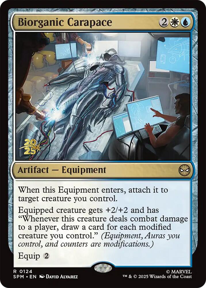Biorganic Carapace [Marvel's Spider-Man Prerelease Promos] | Game Master's Emporium (The New GME)