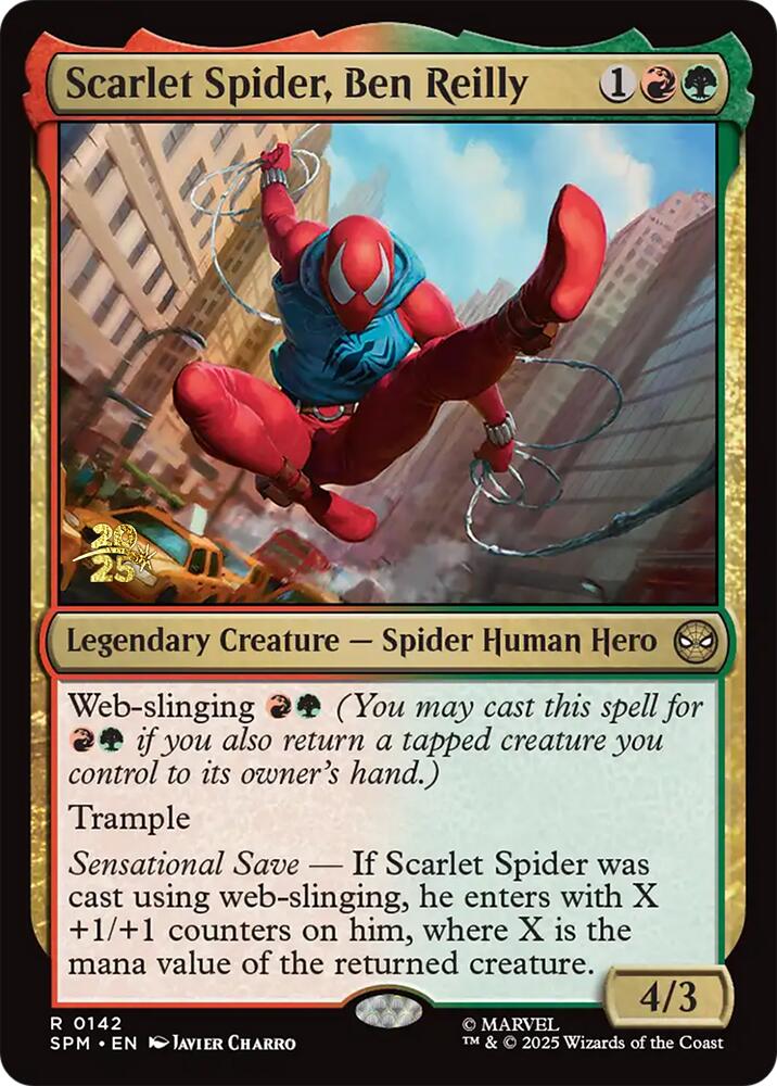 Scarlet Spider, Ben Reilly [Marvel's Spider-Man Prerelease Promos] | Game Master's Emporium (The New GME)