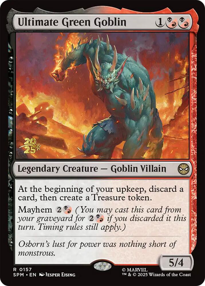 Ultimate Green Goblin [Marvel's Spider-Man Prerelease Promos] | Game Master's Emporium (The New GME)