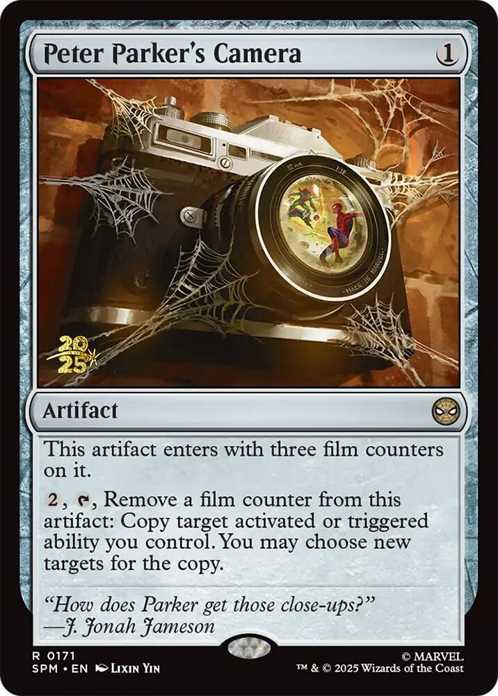 Peter Parker's Camera [Marvel's Spider-Man Prerelease Promos] | Game Master's Emporium (The New GME)