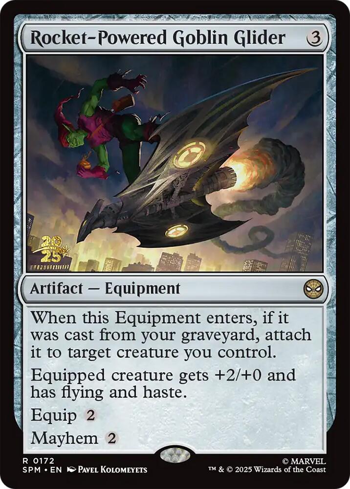 Rocket-Powered Goblin Glider [Marvel's Spider-Man Prerelease Promos] | Game Master's Emporium (The New GME)