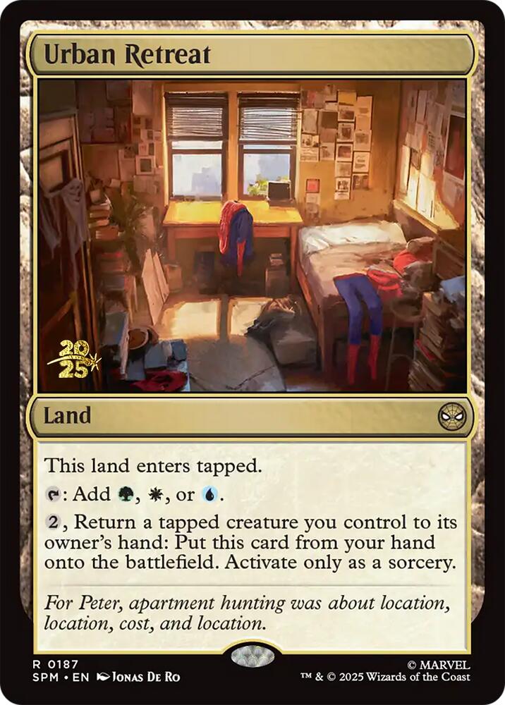 Urban Retreat [Marvel's Spider-Man Prerelease Promos] | Game Master's Emporium (The New GME)