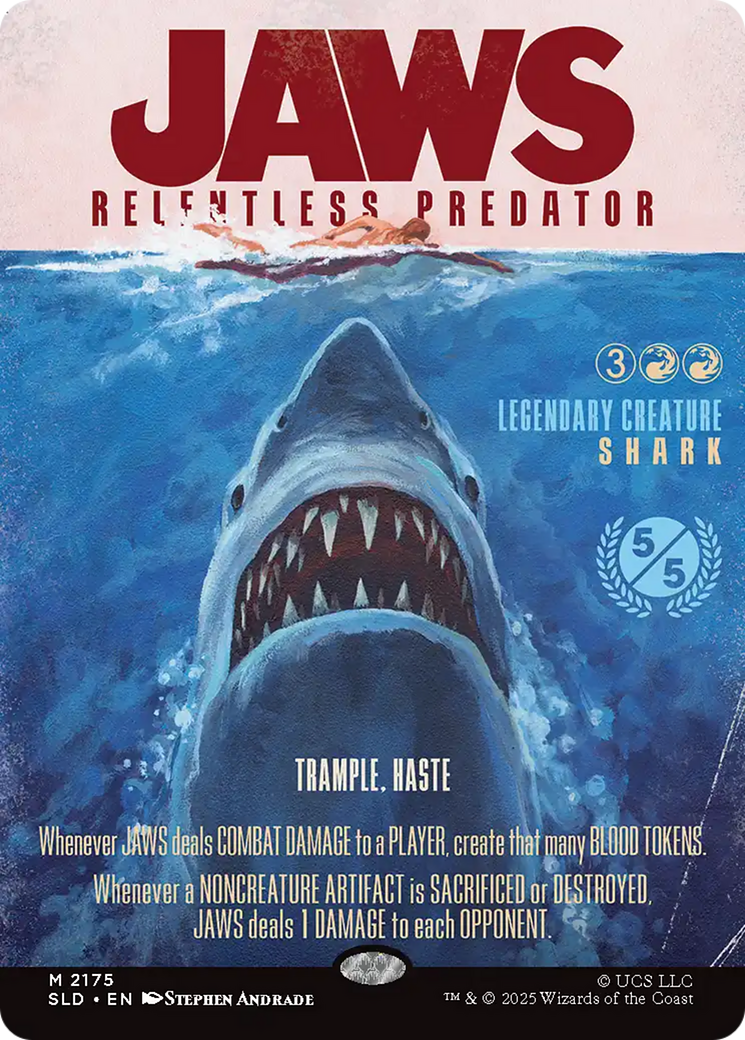 Jaws, Relentless Predator [Secret Lair Drop Series] | Game Master's Emporium (The New GME)