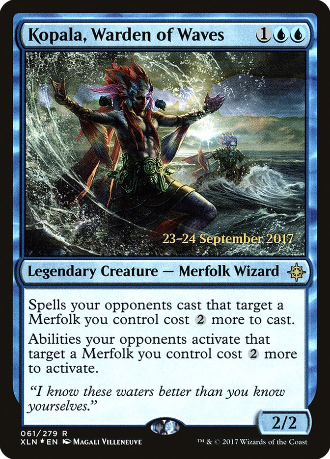 Kopala, Warden of Waves [Ixalan Prerelease Promos] | Game Master's Emporium (The New GME)