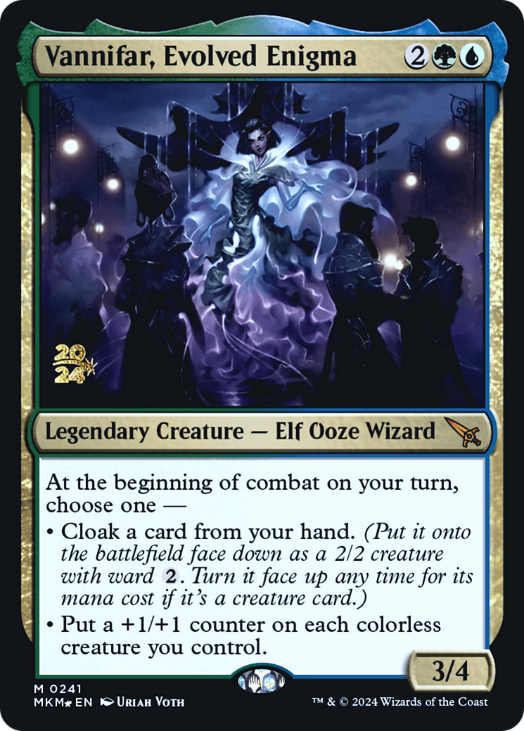 Vannifar, Evolved Enigma [Murders at Karlov Manor Prerelease Promos] | Game Master's Emporium (The New GME)