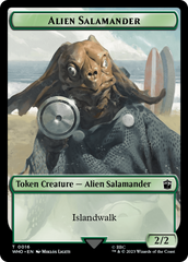 Alien // Alien Salamander Double-Sided Token [Doctor Who Tokens] | Game Master's Emporium (The New GME)
