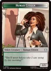 Human Citizen // Treasure Double-Sided Token [Marvel's Spider-Man Tokens] | Game Master's Emporium (The New GME)