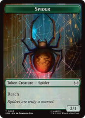 Spider // Illusion Villain Double-Sided Token [Marvel's Spider-Man Tokens] | Game Master's Emporium (The New GME)