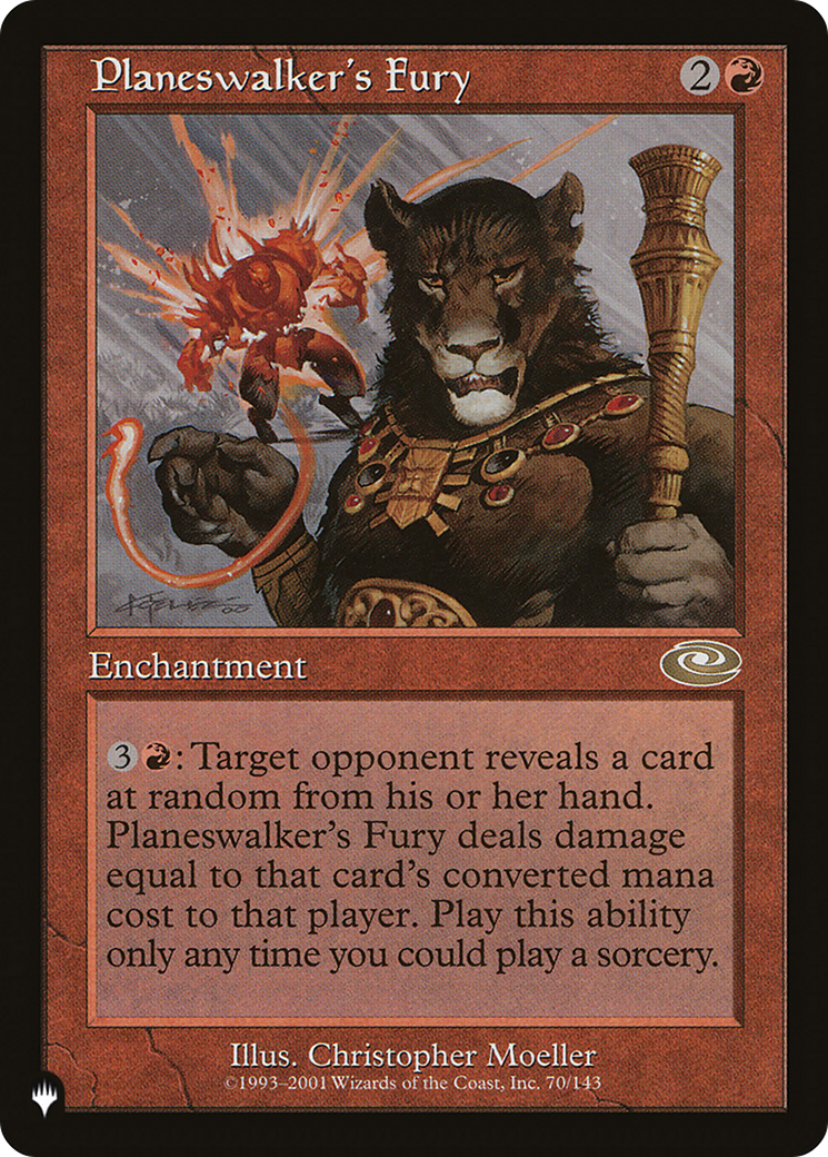 Planeswalker's Fury [The List] | Game Master's Emporium (The New GME)