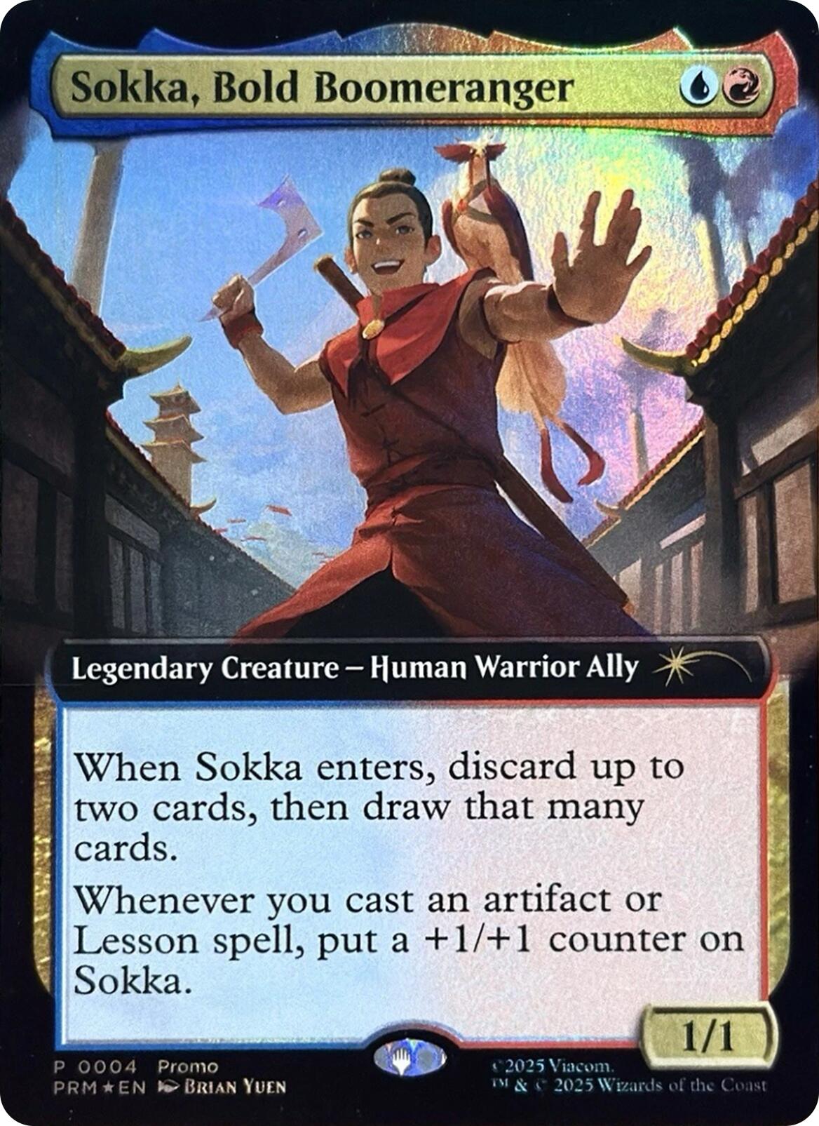 Sokka, Bold Boomeranger (Extended Art) [Media Promos] | Game Master's Emporium (The New GME)