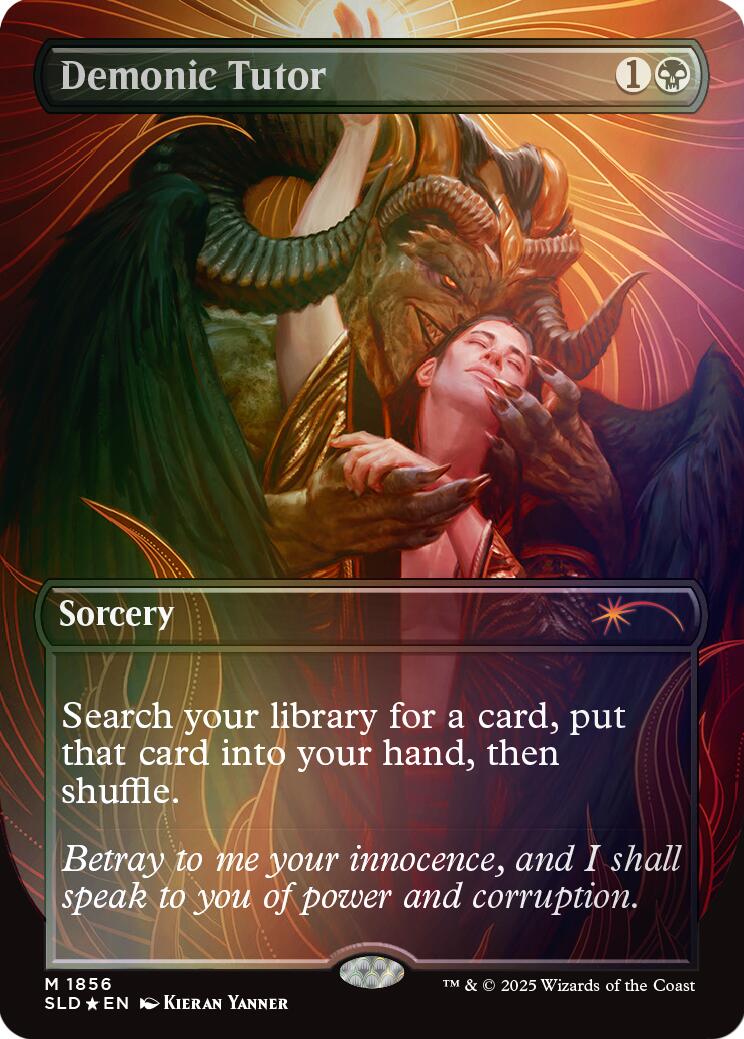 Demonic Tutor (Rainbow Foil) [Secret Lair Drop Series] | Game Master's Emporium (The New GME)