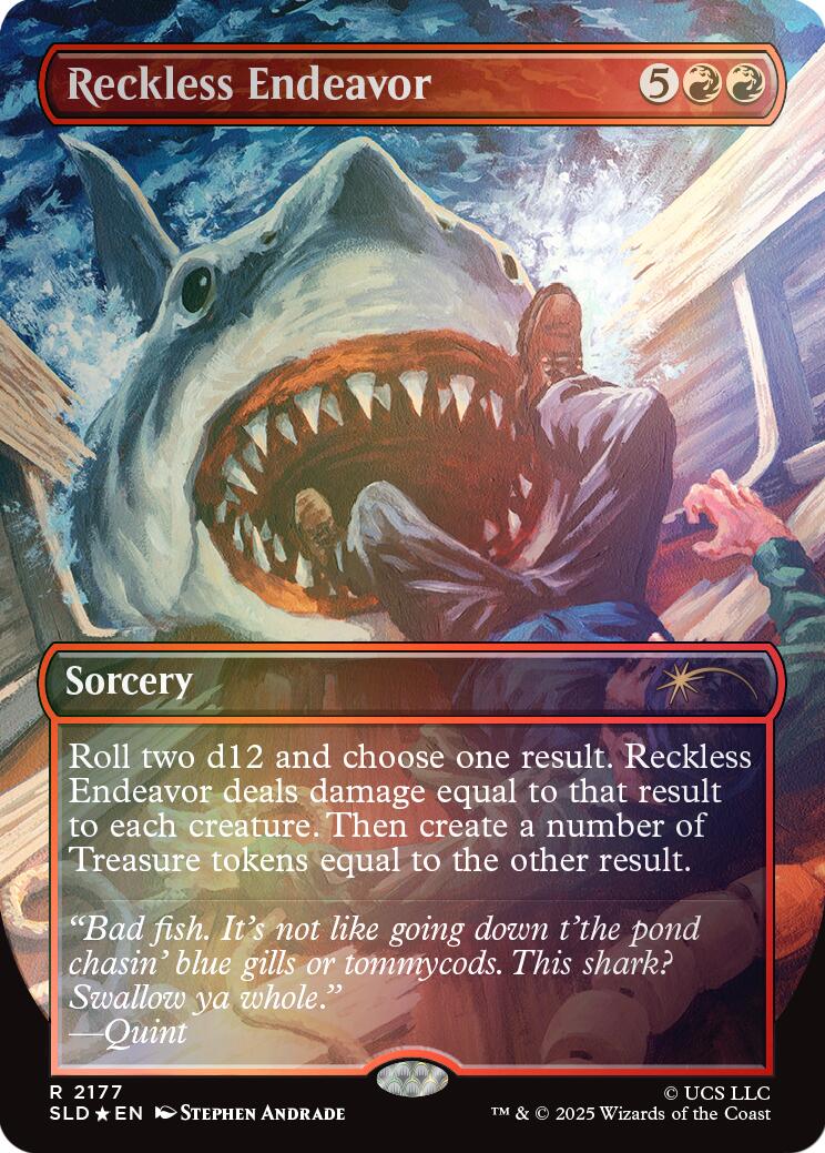 Reckless Endeavor (Rainbow Foil) [Secret Lair Drop Series] | Game Master's Emporium (The New GME)
