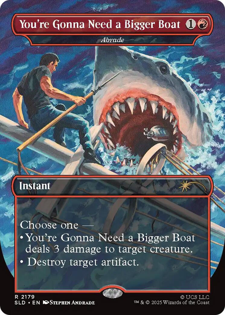 You're Gonna Need a Bigger Boat - Abrade [Secret Lair Drop Series] | Game Master's Emporium (The New GME)
