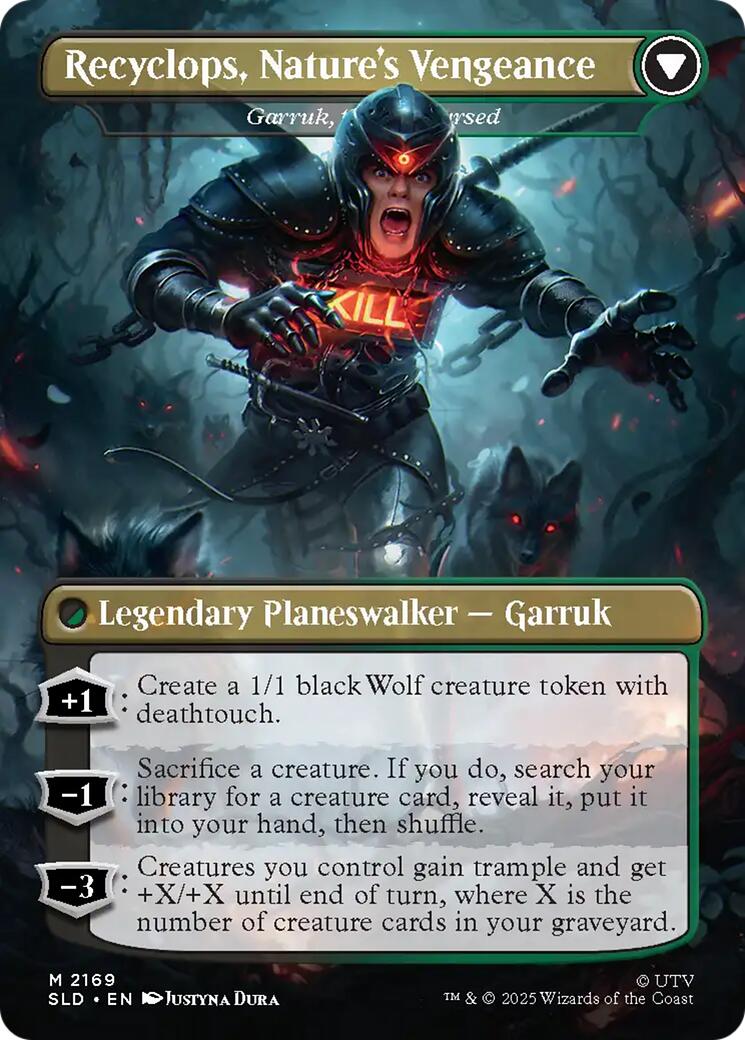 Recyclops, Eco-friendly - Garruk Relentless [Secret Lair Drop Series] | Game Master's Emporium (The New GME)