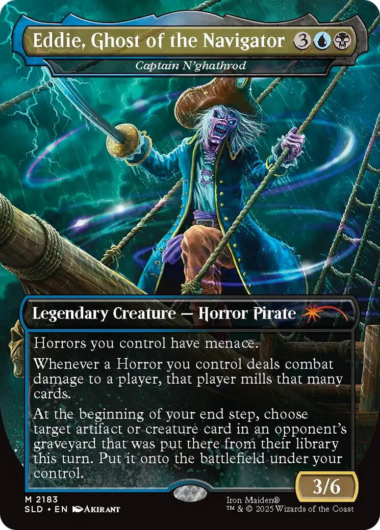 Eddie, Ghost of the Navigator - Captain N'ghathrod [Secret Lair Drop Series] | Game Master's Emporium (The New GME)
