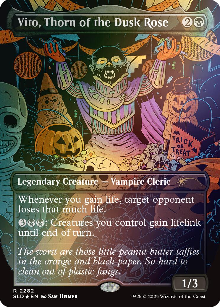 Vito, Thorn of the Dusk Rose (Rainbow Foil) [Secret Lair Drop Series] | Game Master's Emporium (The New GME)