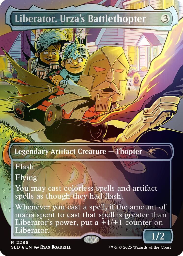 Liberator, Urza's Battlethopter (Rainbow Foil) [Secret Lair Drop Series] | Game Master's Emporium (The New GME)