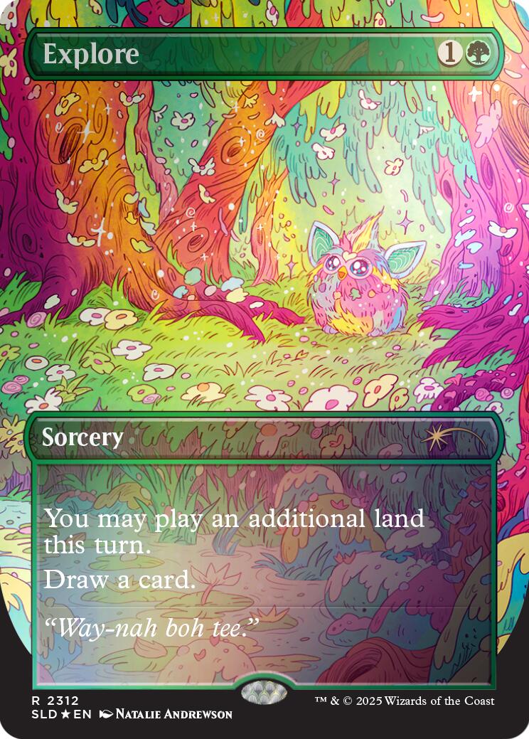 Explore (2312) (Rainbow Foil) [Secret Lair Drop Series] | Game Master's Emporium (The New GME)