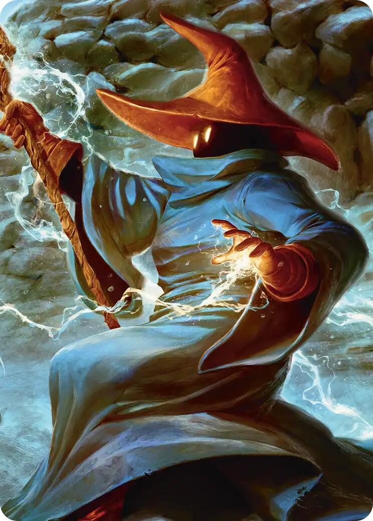 The Destined Black Mage Scene Art Card [FINAL FANTASY Art Series] | Game Master's Emporium (The New GME)