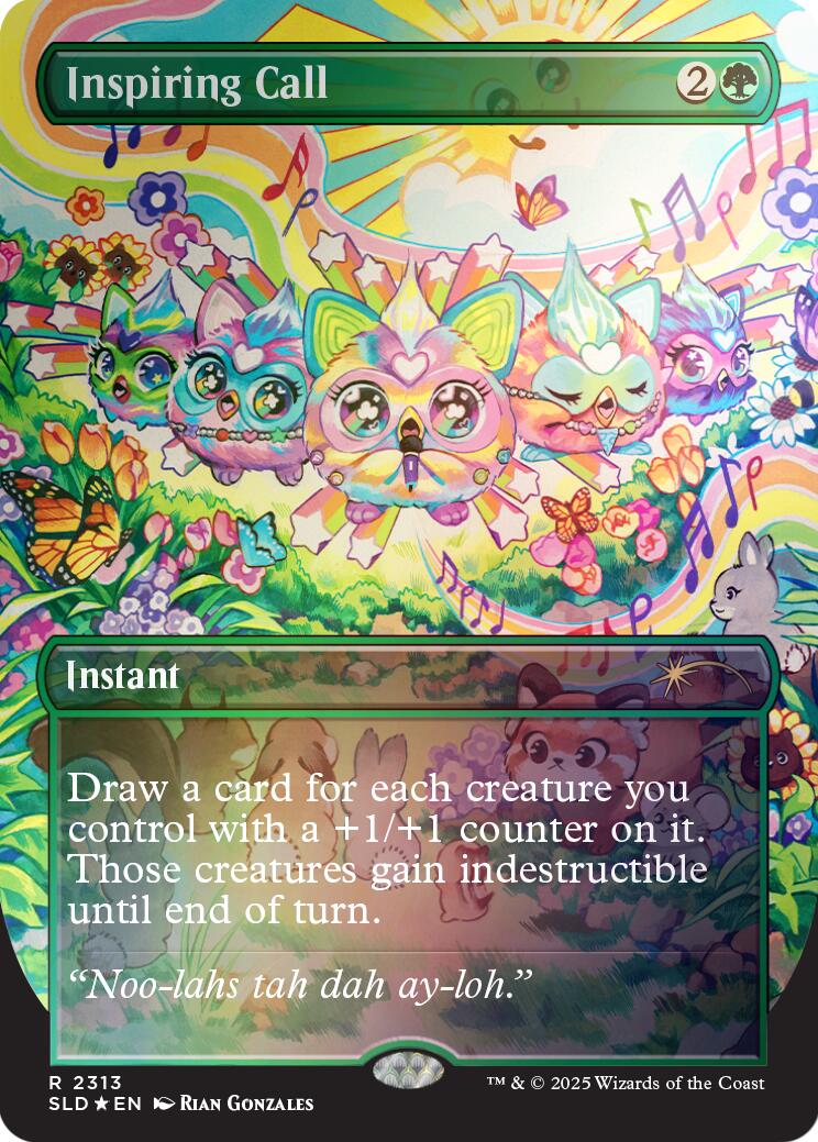 Inspiring Call (Rainbow Foil) [Secret Lair Drop Series] | Game Master's Emporium (The New GME)