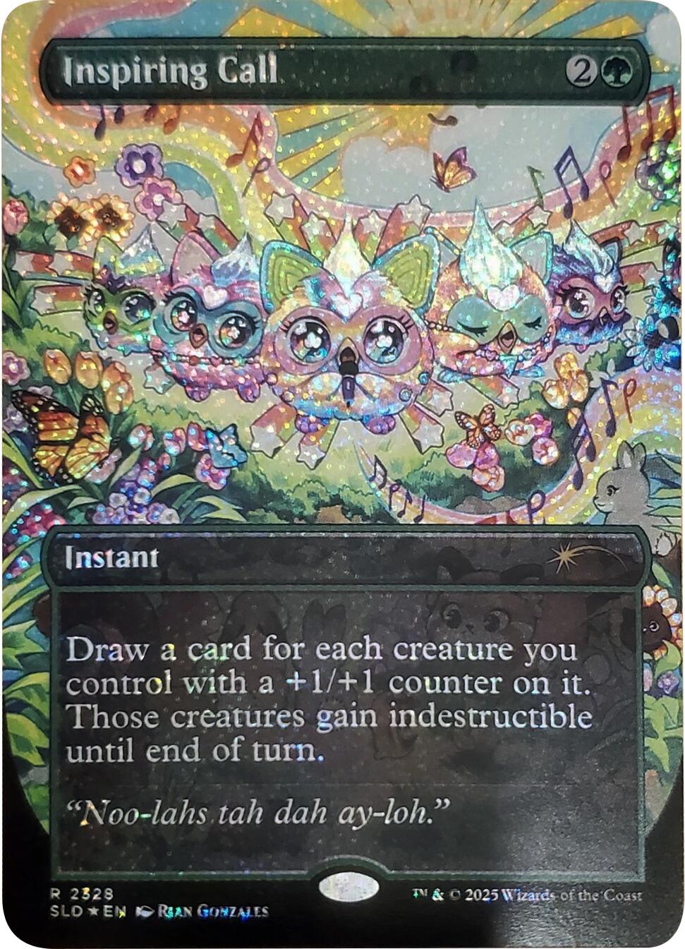 Inspiring Call (Confetti Foil) [Secret Lair Drop Series] | Game Master's Emporium (The New GME)