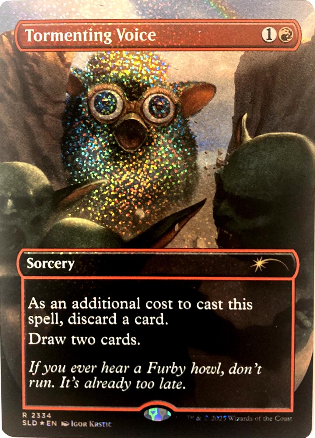 Tormenting Voice (Confetti Foil) [Secret Lair Drop Series] | Game Master's Emporium (The New GME)