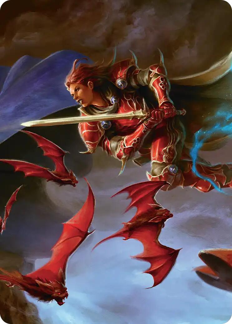 The Destined Warrior Scene Art Card [FINAL FANTASY Art Series] | Game Master's Emporium (The New GME)