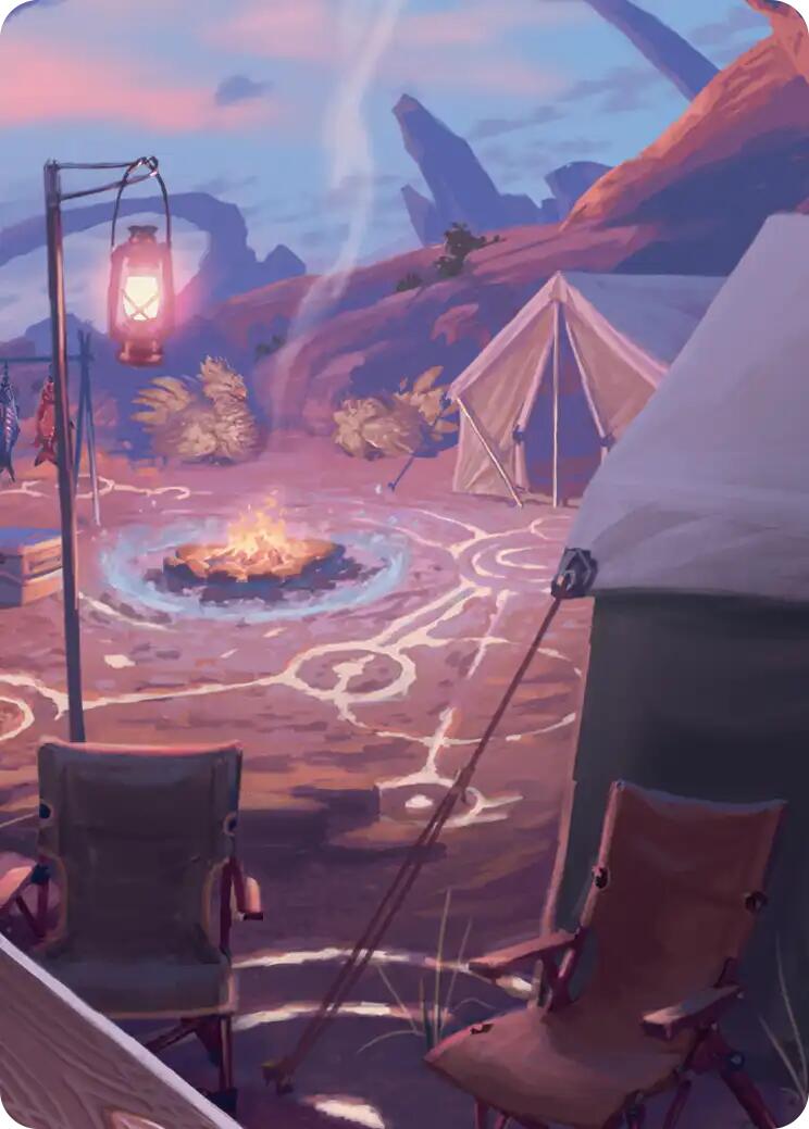 Chocobo Camp Scene Art Card [FINAL FANTASY Art Series] | Game Master's Emporium (The New GME)