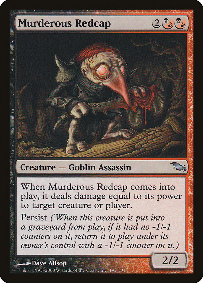 Murderous Redcap [Shadowmoor] | Game Master's Emporium (The New GME)