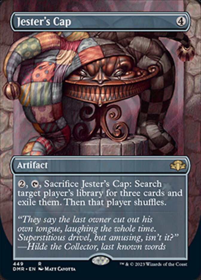 Jester's Cap (Borderless Alternate Art) [Dominaria Remastered] | Game Master's Emporium (The New GME)