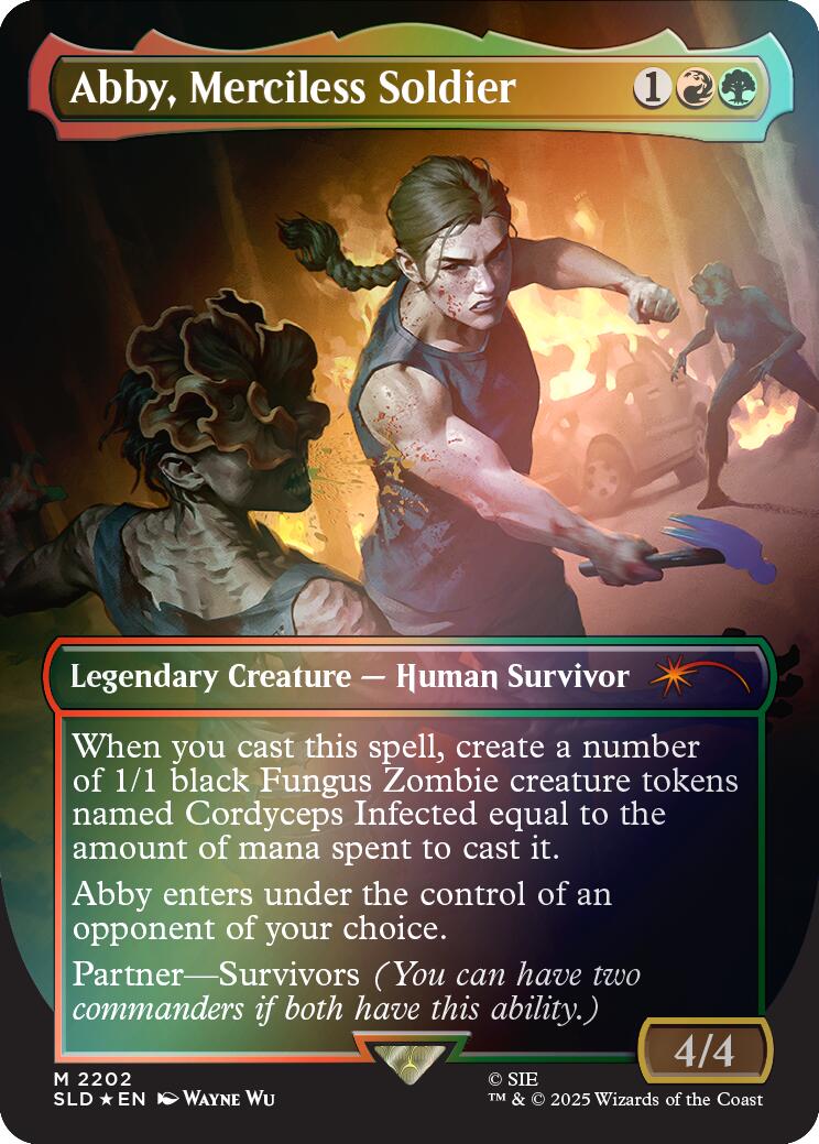 Abby, Merciless Soldier (Rainbow Foil) [Secret Lair Drop Series] | Game Master's Emporium (The New GME)