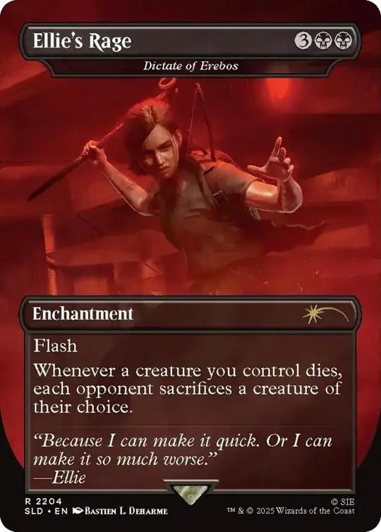 Ellie's Rage - Dictate of Erebos [Secret Lair Drop Series] | Game Master's Emporium (The New GME)