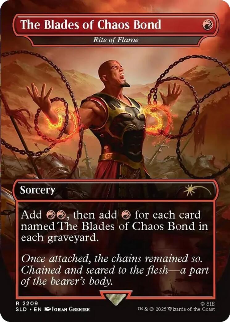 The Blades of Chaos Bond - Rite of Flame [Secret Lair Drop Series] | Game Master's Emporium (The New GME)
