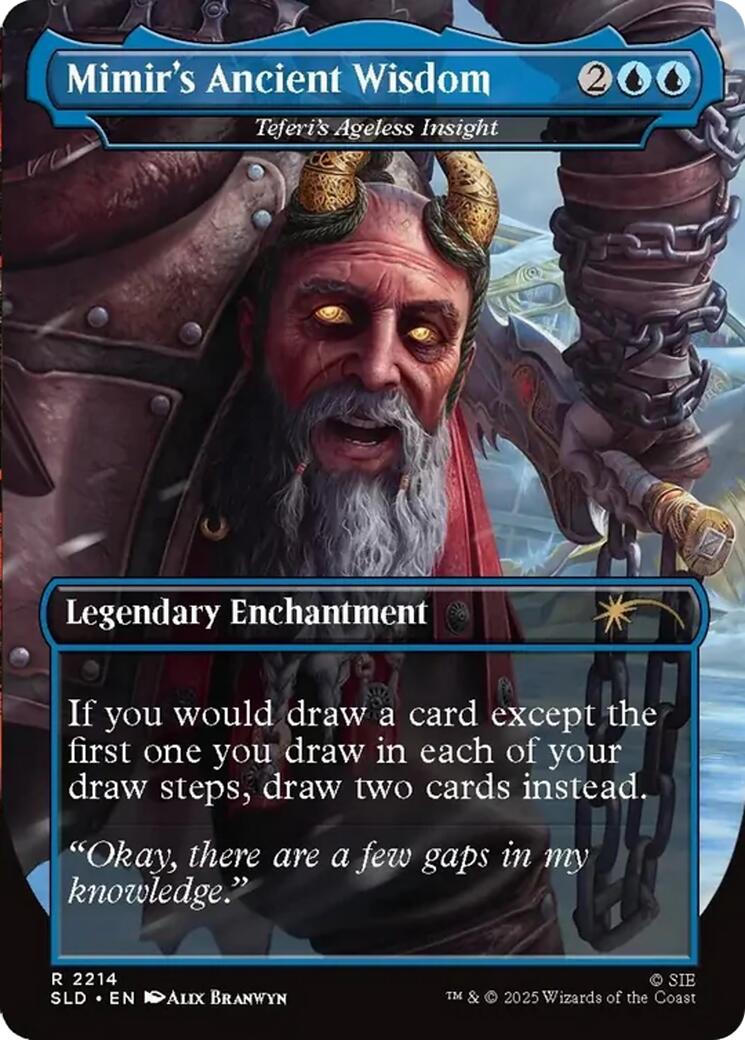 Mimir's Ancient Wisdom - Teferi's Ageless Insight [Secret Lair Drop Series] | Game Master's Emporium (The New GME)